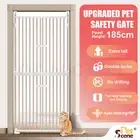 Retractable Safety Gate Pet Dog Cat Security Stair Barrier Extra Tall Fence Door