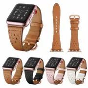 Women Strap for Apple Watch 10 9 8 7 6 SE 40/44/41/45/42/46mm Slim Leather Band