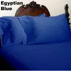 Egyptian Blue Stripe Queen Bed Sheet Set 1000 Thread Count 100% Egyptian Cotton