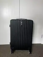 24" Hard Shell Black Suitcase with TSA Lock - Brand New