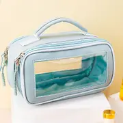 Portable Cosmetic Storage Bag Travel Waterproof Transparent PVC Makeup Organizer