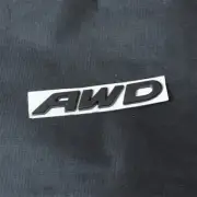 1x Matte Black AWD Metal Badge Emblem Decal Sticker 240 Engine Turbo Utility Sep (for: MG)