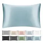 100% Mulberry Silk Toddler/Travel Pillowcase,Both Sides 19MM Small Silk Pillo...
