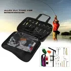 Fly Tying Tools Kit in Pack Bag Include Fly Tying Vise Bobbin Holders Pliers AU