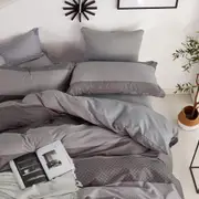 Ardor Bowen Bed Quilt Cover Set Cotton Home/Room Bedding w/ Pillowcase
