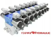 Hydraulic valve control valve 8 section CETOP 03 NG6 60l / min 230V ex