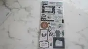 Carta Bella Chipboard Phrases - Snow Much Fun