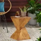 Nordic Indoor Outdoor Sofa Side Table Pedestal Concrete Accent Table LaptopStand