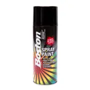 12 x Boston Satin Black Spray Paint Cans 250 Gram High Gloss Rust Protection