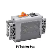 For Lego Technical Parts Power Function Extension Servo Train Motor Ir Remote Control Battery Box For Diy Car Truck Creator AA-Battery-box