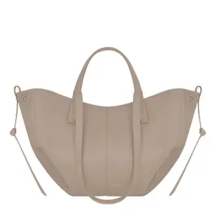 POLENE paris褶皺托特包包女大法國品牌小眾設計poleno真皮購物袋