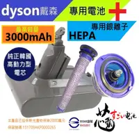 在飛比找PChome24h購物優惠-【芯霸電池】Dyson 戴森V6系列專用後蓋 HEPA 台灣
