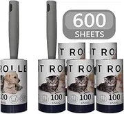 Lint Roller for Pet Hair, 600 Sheets Lint Remover for Pet Hair Remover - 6 Pack Value Pack for Clothes, Furniture, Carpet