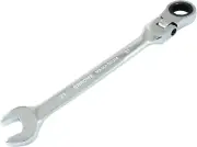 21Mm Flex-Head Ratchet Wrench, Metric Ratcheting Wrench Spanner Reversible
