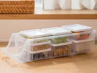 在飛比找愛料理市集優惠-韓國昌信SKYLOCK保鮮盒 SENSE 冰箱萬用保鮮盒8件