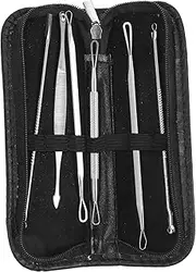 1Set Blackhead Removal Tool Kit Professional Comedone Extractor for Daily Use Portable and Convenient for Pimple Removal and Facial Cleansing