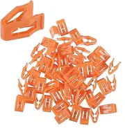 ACROPIX Interior Trim Console Dash Panel Switch Bezel Door Side Trunk Plastic Retainer Fitting Fastener Clip Fit for Ford for Dodge - Pack of 50 Orange