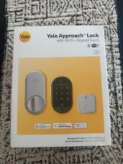 Yale Approach Smart Lock with Wi-Fi and Touch Keypad, New, Silver