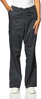[Cherokee] Scrubs for Women Workwear Core Stretch Drawstring Cargo Scrub Pants 4044