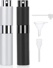 Travel Perfume Atomiser, 2Pcs 10Ml Refillable Perfume Bottle, Portable Pocket Pe