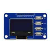 0.96 Inch OLED Display Module 12864 Screen Module with Matrix & 4 Key3854