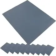 Ipetboom 10sheets Bird Cage Sandpaper Liners for Parrots Pet Cage Liner Paper for Budgies Easy to Replace for Sharpening and Cleanup