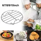 6/7/8/9 Inch Air Fryer Accessory Single Layer Grill Rack Grid Bakings Tray Racks