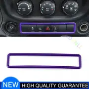 For Jeep Wrangler JK 2011-2017 Bright Purple Emergency Light Switch Cover Trim (for: Jeep)
