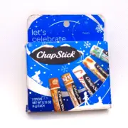 CHAPSTICK Holiday LET'S CELEBRATE Lt Ed Lip Care Balm 5 x 0.15oz/4g
