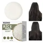 Ginger & Rice Shampoo Soap Bar Moisturizing Anti-Hair Loss Fast GXJ P0M0