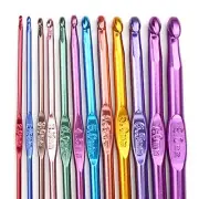14Pc Crochet Hook Knitting Needles Set for Crocheting Yarn Clover Craft Supplies
