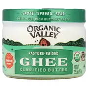 Organic Valley, Ghee Clarified Butter, 7.5 oz (212 g)