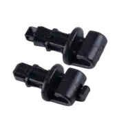 2x Sliding Door Sun Shade Hook Clip Black Fits For 2005-2010 Honda Odyssey (for: Honda)