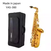 New Alto Eb Saxophone Brass Gold Lacquer Sax with Case