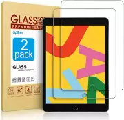 2 Pack Screen Protector Compatible w/ iPad 8th/9th Gen 10.2 Inch Tempered Glass