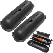 2 Pack Black Weatherproof Electrical Extension Cord Cover Splashproof Enclosures