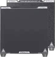 Ender 3 Double Sided Build Plate, 3D Printer Platform Black Textured PEI and Texture Sticker for Ender-3/3 Pro/Ender-3 V2/Ender-3 S1/Ender-3 S1 Pro/Ender-5 S1/Ender-5/5 Pro 3D Printer 235x235mm