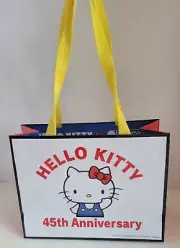 LESPORTSAC Hello Kitty 45th Anniversary 7.7" X 10" X 3.8" Shopping Bag Tote