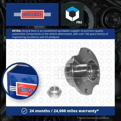 Wheel Bearing Kit fits FIAT ELBA 146 1.7D Rear 92 to 96 146B2.000 B&B 7746191