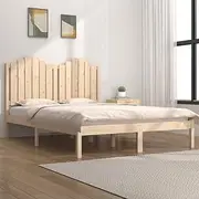 Solid Wood Bed Frame King Size 183x203 cm - Wooden Slats Support, Perfect Bedframe for Bedroom, Bed Base, No Mattress, Premium Furniture