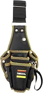 Electrician Tool Pouch with Multiple Pockets, Oxford Cloth Adjustable Belt Utility Tool Belt Pouch for Plumbers Carpenters