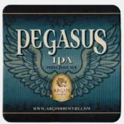 Argus Brewery Pegasus IPA Beer Coaster Chicago IL