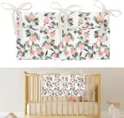 Winmany Baby Crib Organizer Cot Caddy Bed Storage Bag 2 Pockets Bedside Hangi...