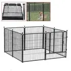 Pet Dog Playpen Enclosure 8 Panel Cage 24" Puppy Fence Exercise Play Pen