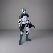 Star Wars Custom Clone Commander Wolffe Phase One The Black Series 6 Inch