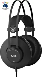 Pro Audio K52 (K-52) High Performance Closed-Back Monitoring Headphones