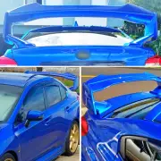 21 FIT FOR SUBARU WRX 4TH STI 4D GURNEY FLAP STI TRUNK SPOILER UNPAINTED PRIMER (for: Subaru)