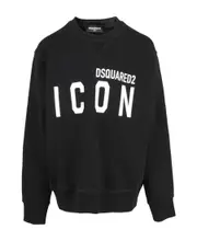 Dsquared2 Kids Logo Printed Crewneck Sweatshirt 8Y,14Y,10Y Black