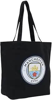 Manchester City FC Style MCI-TTB01 Canvas Tote Bag, Black/Kevin De Braine, Black/Kevin de Brine, Free Size
