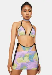 Sherbet Top The Charts Tie Dye Skirt Set